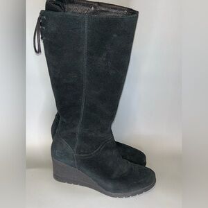 Pre loved UGG waterproof Dawna suede wedge boots